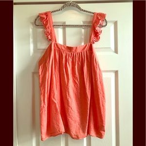 Old Navy Ruffle Strap Tank Top